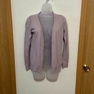 Forever 21 Light Dusty Purple Lilac Lavender Cardigan (Size Small)